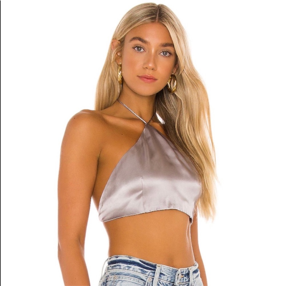 Amanda Uprichard X REVOLVE Claudia Crop Top Slip